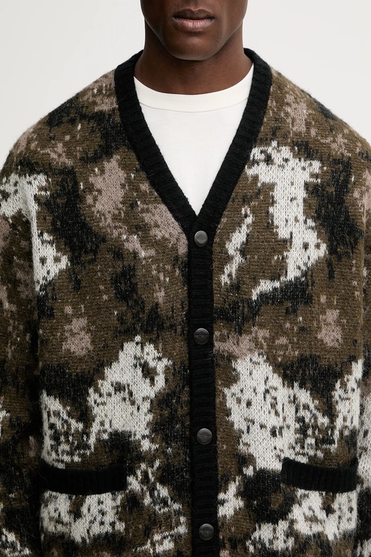 Carhartt WIP kardigan z dodatkiem wełny Merton Cardigan multicolor I035391.38XXX