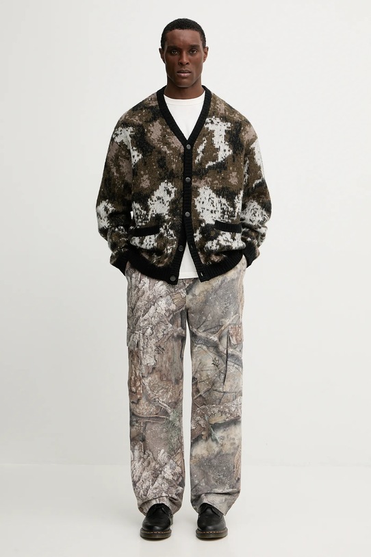 Carhartt WIP kardigan z dodatkiem wełny Merton Cardigan I035391.38XXX multicolor