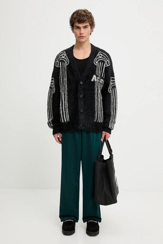 Aries kardigan Oversized Chenille Column AR2004004 czarny