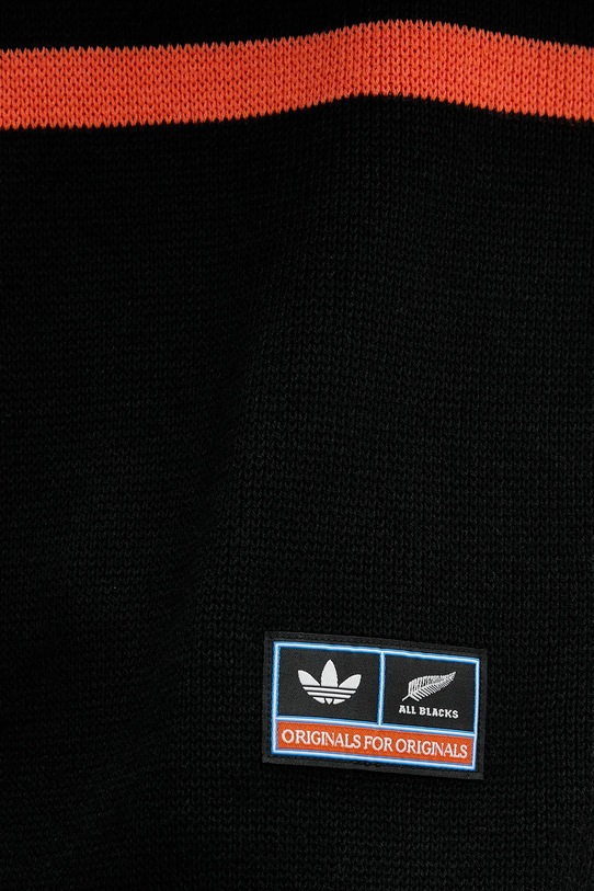 adidas Originals sweter z domieszką wełny All Black KG4640 czarny