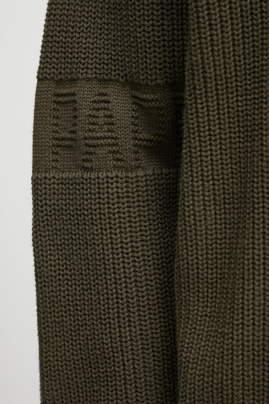 Daily Paper pamut pulóver Band Knit zöld 2522025