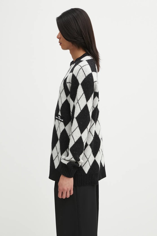 Undercover sweter z dodatkiem wełny Sweater UP2E4902 czarny AW25