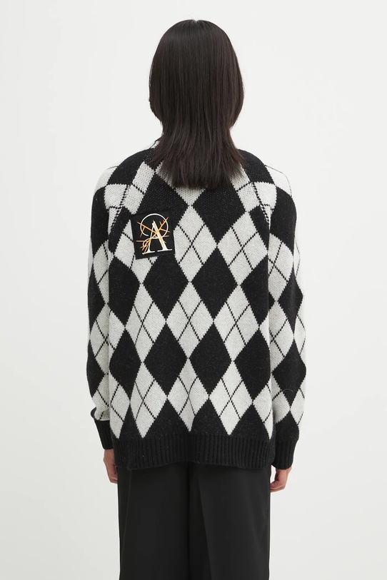 Odzież Undercover sweter z dodatkiem wełny Sweater UP2E4902 czarny