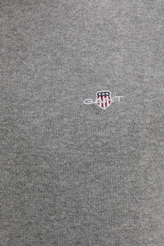 Gant sweter bawełniany 8030563 szary