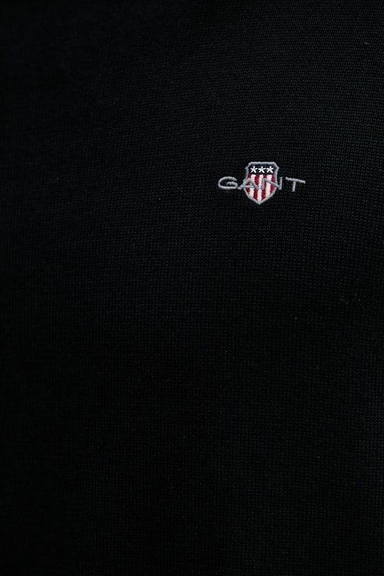 Gant sweter bawełniany 8030563 czarny