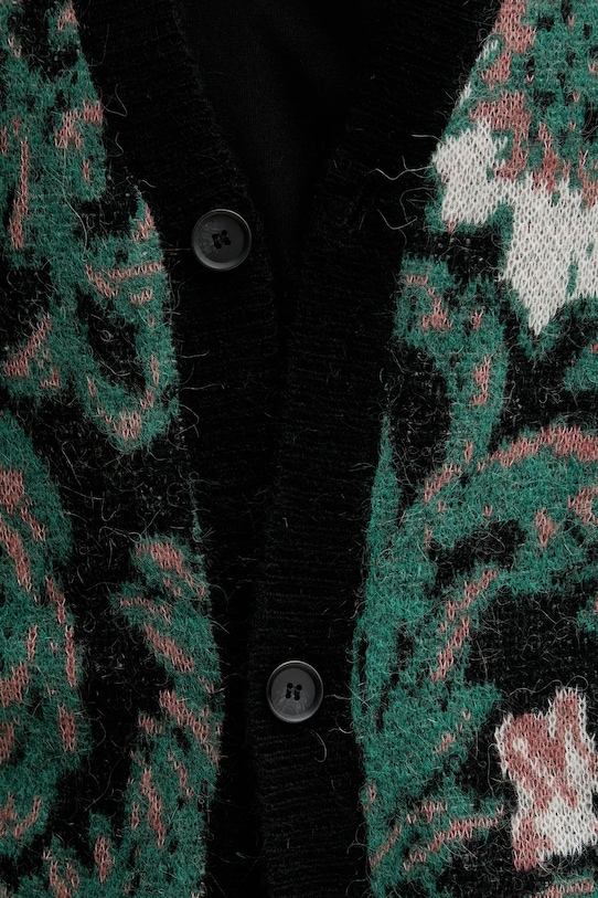 Ζακέτα με προσθήκη αλπακά Les Deux Alex 1000568 μαύρο