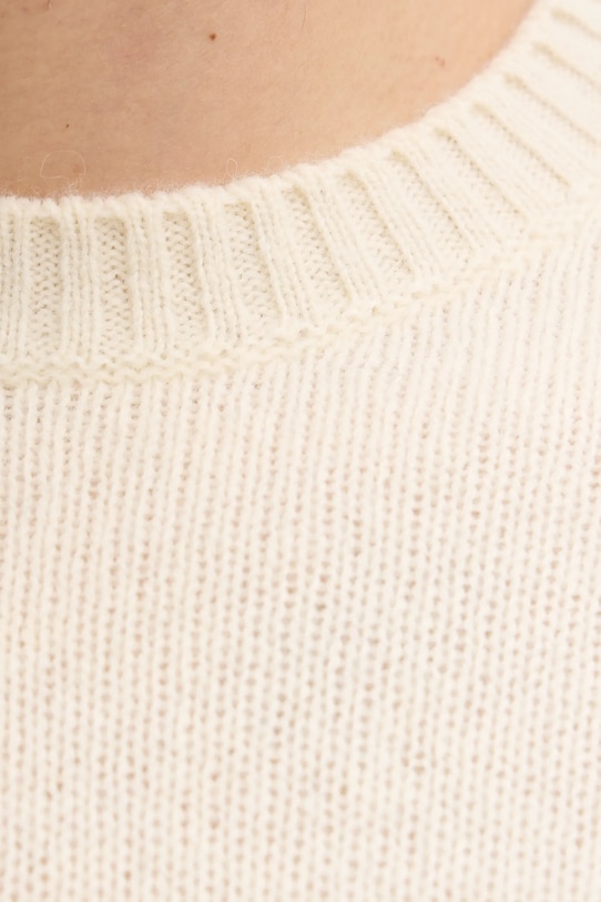 United Colors of Benetton sweter wełniany 103MU10B5 beżowy