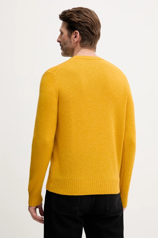 Odzież United Colors of Benetton sweter wełniany 103MU10B5 żółty