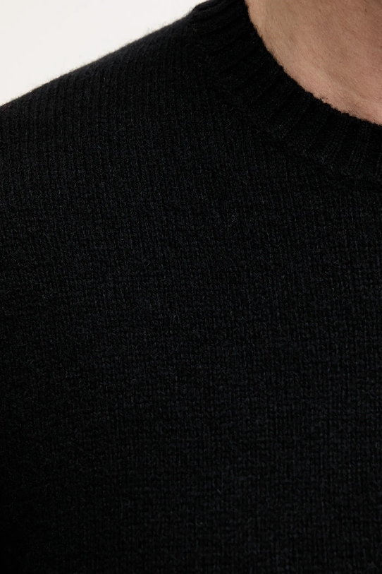 United Colors of Benetton sweter wełniany 103MU10B5 czarny