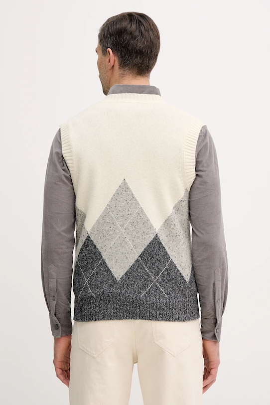 Ρούχα Γιλέκο με προσθήκη μαλλιού United Colors of Benetton 1NGVK401J μπεζ