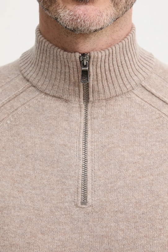 United Colors of Benetton sweter wełniany 1006U202B beżowy