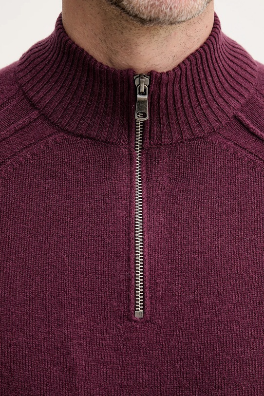 Vuneni pulover United Colors of Benetton 1006U202B bordo
