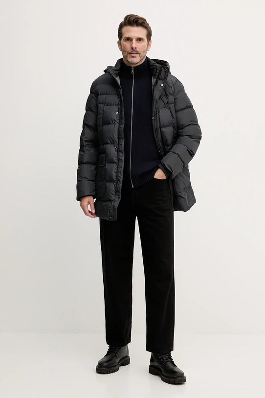 United Colors of Benetton kardigan wełniany 1006U501C granatowy AW25
