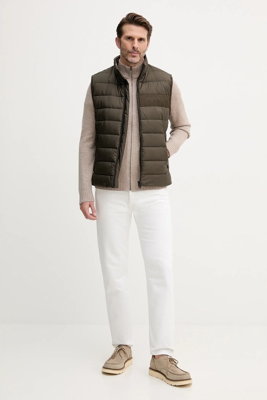 United Colors of Benetton kardigan wełniany 1006U501C beżowy AW25