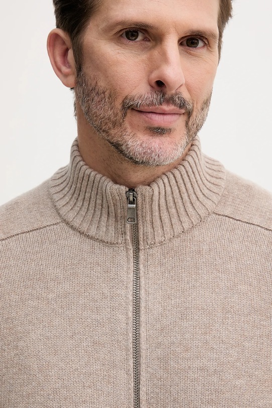 United Colors of Benetton kardigan wełniany beżowy 1006U501C