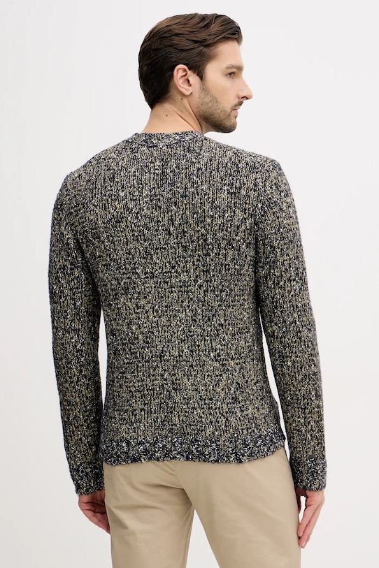 Odzież United Colors of Benetton sweter z dodatkiem wełny 10C3U108M zielony