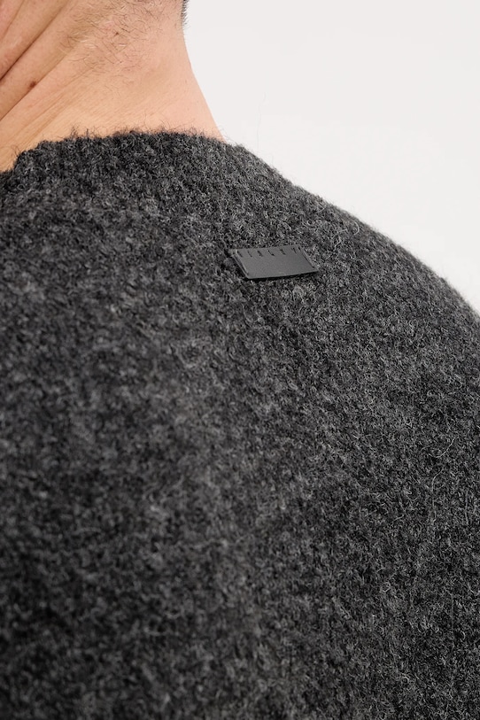 Svetr z vlněné směsi Sisley 170WS104O šedá