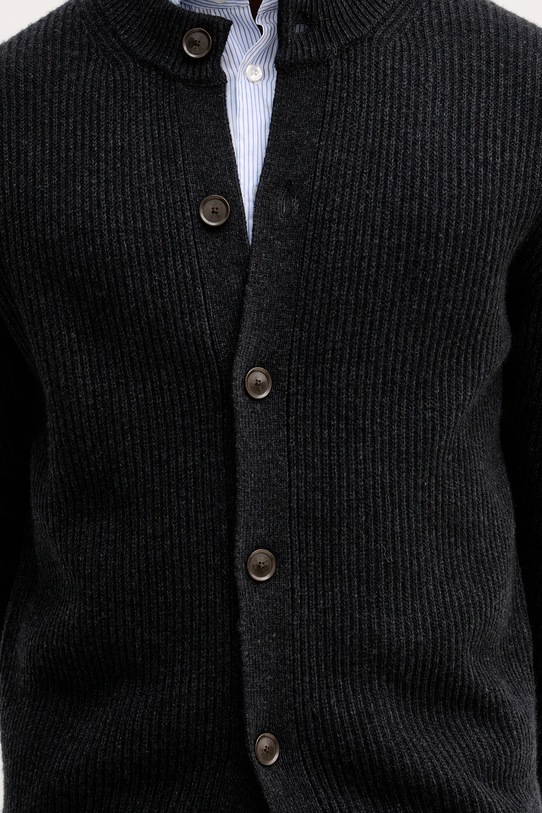 Ζακέτα με προσθήκη μαλλιού Sisley 1OJHS500K γκρί