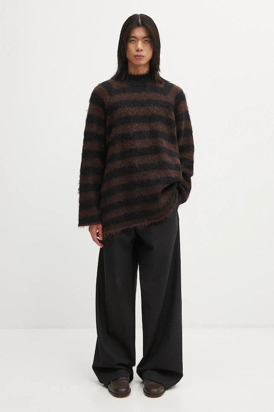 Sveter s prímesou vlny Undercover hnedá UC2E4904.1