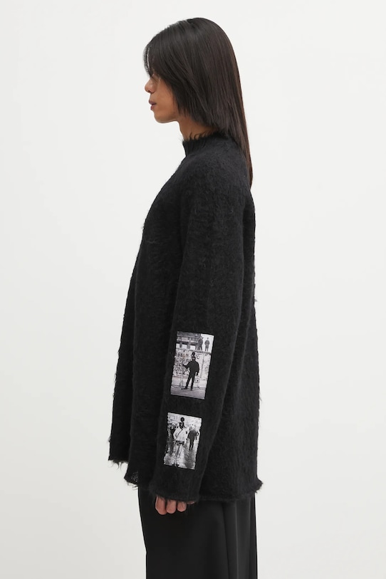 Sveter s prímesou vlny Undercover UC2E4904.3 čierna AW25