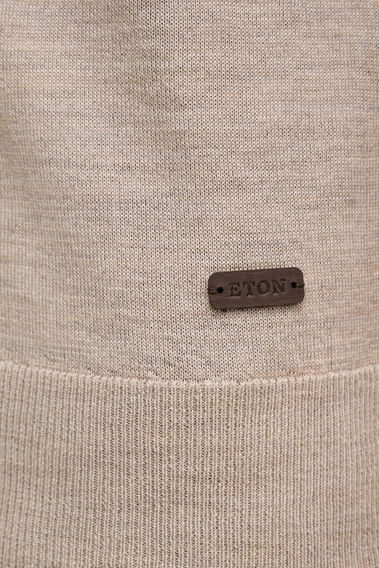 Eton sweter wełniany 100013670 beżowy