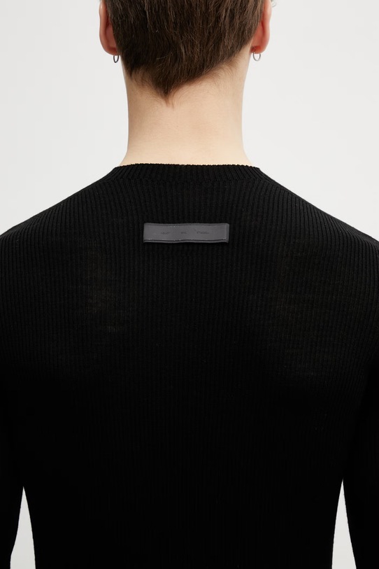Шерстяной свитер Heliot Emil чёрный PREAW25.M.07.077.BLK01