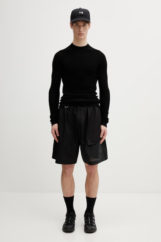 Шерстяной свитер Heliot Emil PREAW25.M.07.077.BLK01 чёрный