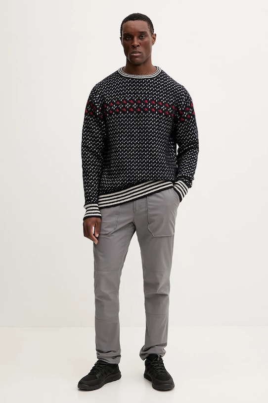 Mammut pulover de lână Mammut x Cabourn Direttissima bleumarin 1014.07060