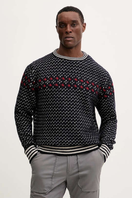 Mammut maglione in lana Mammut x Cabourn Direttissima lana nero 1014.07060