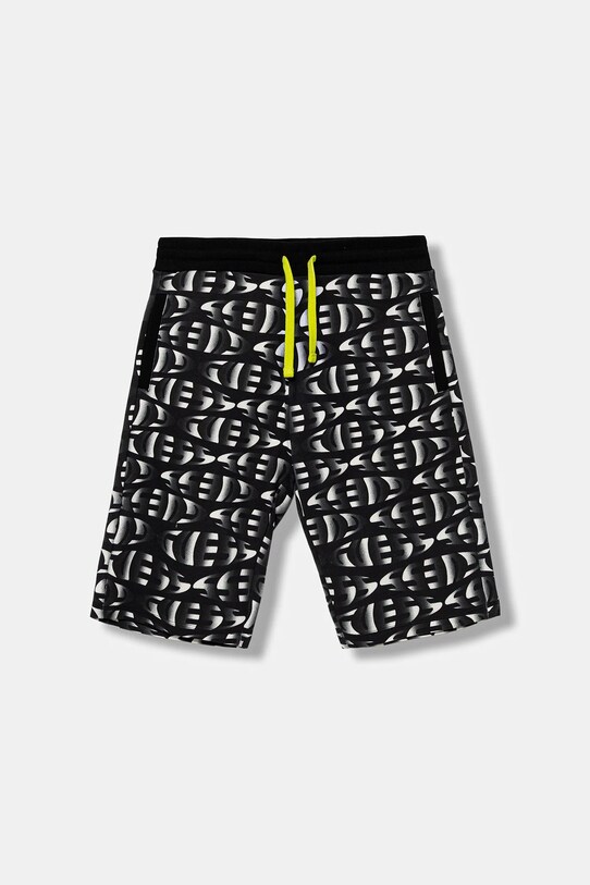 Guess szorty bawełniane dziecięce wzorzyste czarny L5YD00.KA6R4.9BYA