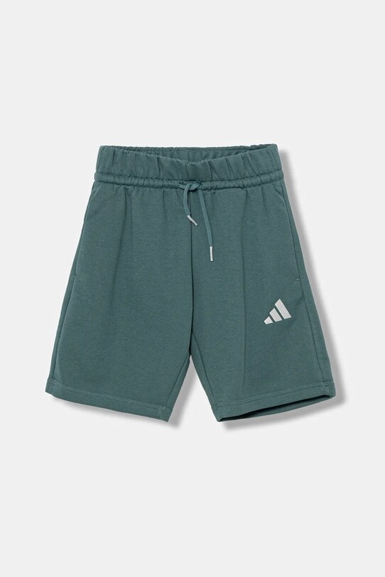 adidas szorty dziecięce aplikacja zielony KC5405