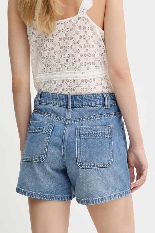 Îmbrăcăminte Morgan pantaloni scurți jeans SHAMIZ albastru