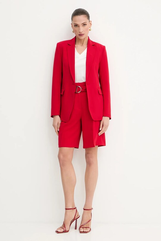 Morgan pantaloni scurți SHESTY.F rosu SS25