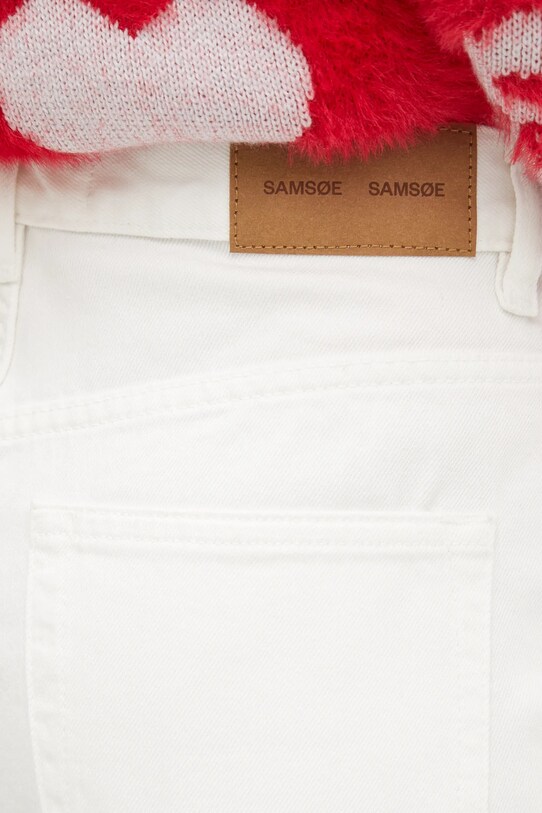 Samsoe Samsoe denim shorts SASHELLY white F25200013