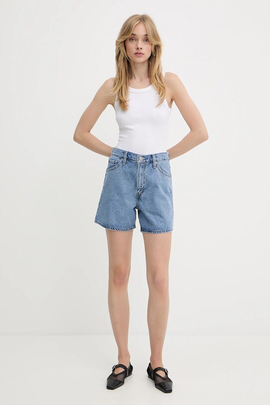 Levi's szorty jeansowe 003KI niebieski AW25