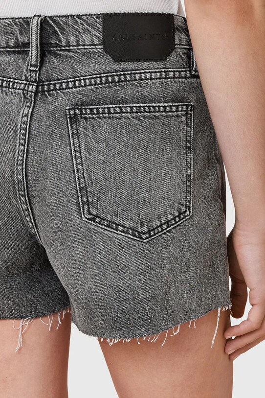 AllSaints szorty jeansowe TATE szary W076EC
