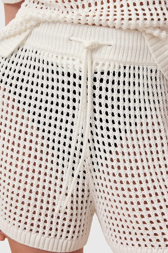 Îmbrăcăminte AllSaints pantaloni scurți PALOMA W076TC alb