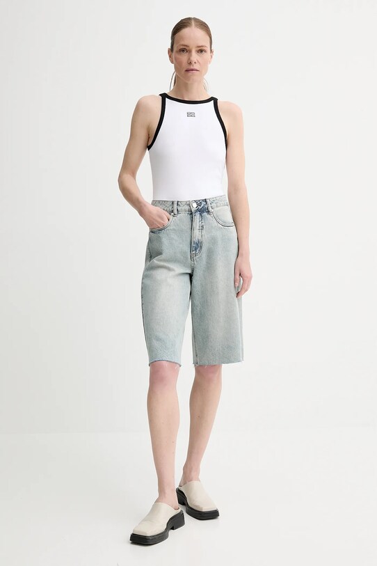 Gestuz szorty jeansowe 10910165 niebieski AW25