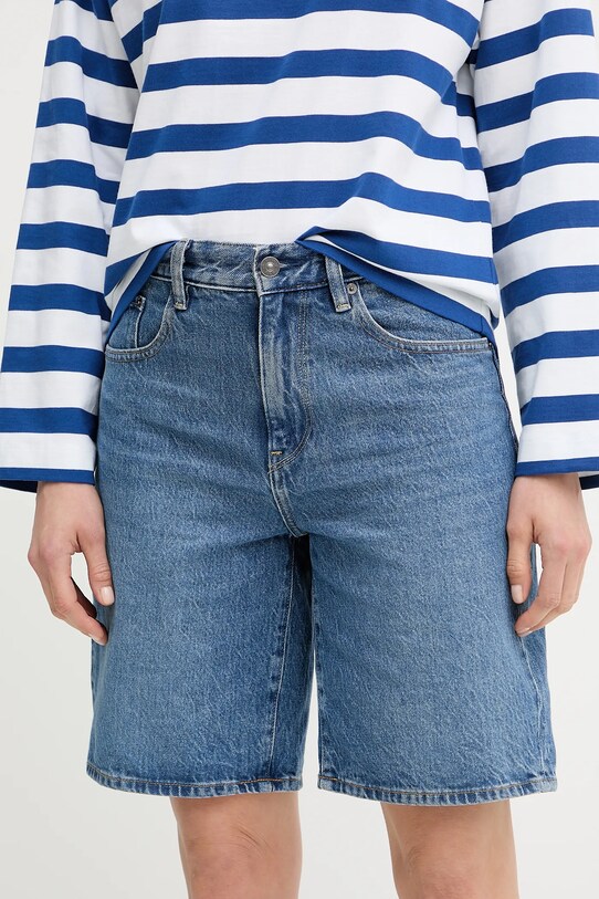 G-Star pantaloni scurți jeans bumbac albastru D26268.D436