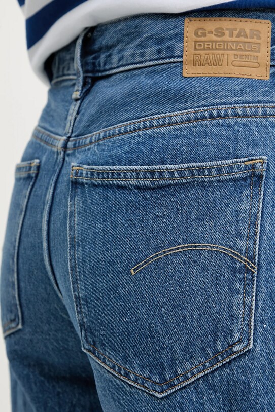 G-Star pantaloni scurți jeans D26268.D436 albastru
