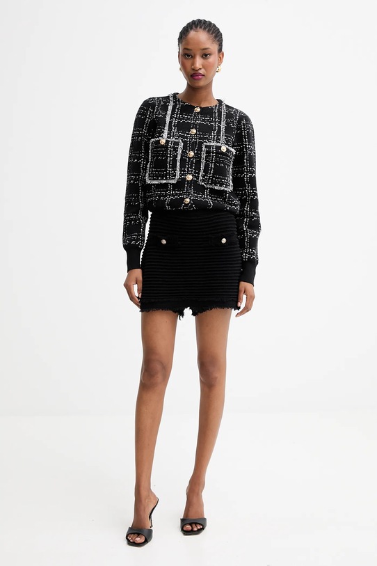 Kratke hlače Guess MALINA W5YD1R.Z0201 črna AW25