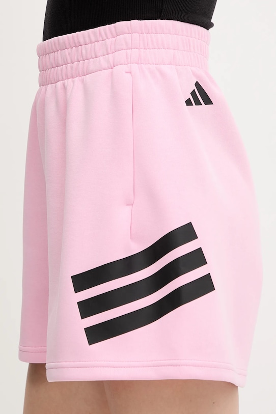 adidas pantaloni scurți Future Icons 3-Stripes roz JC5444