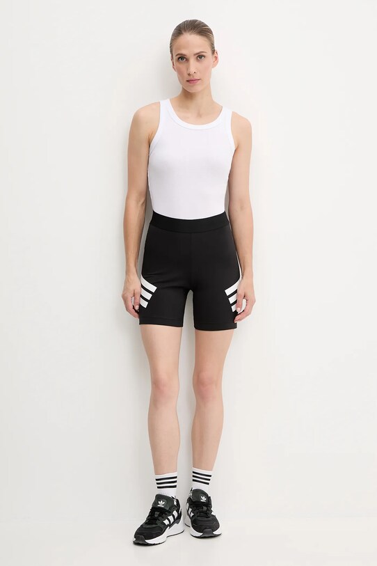 adidas pantaloni scurți Future Icons 3-Stripes JE0164 negru AW25