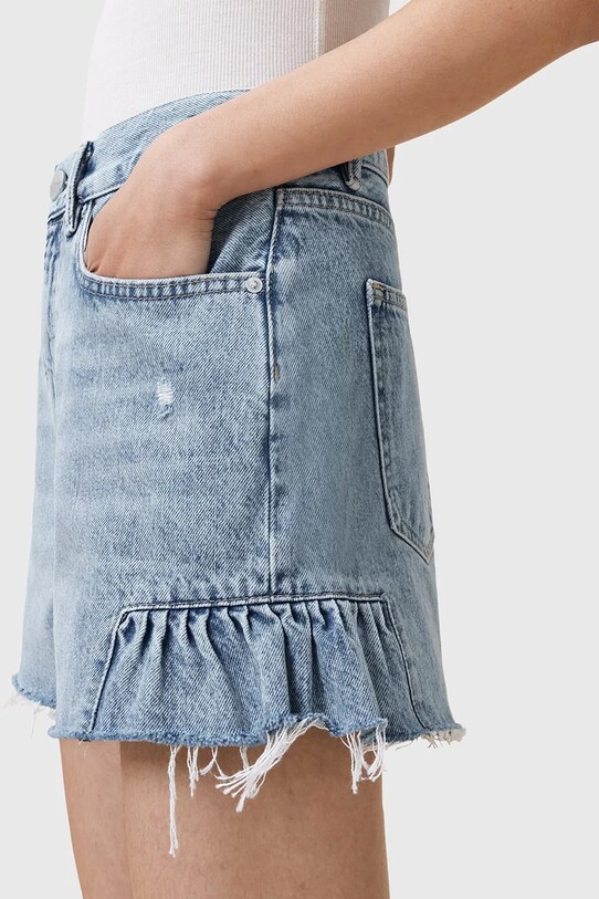 Oblečenie Bavlnené šortky AllSaints ELIANA W062EC modrá