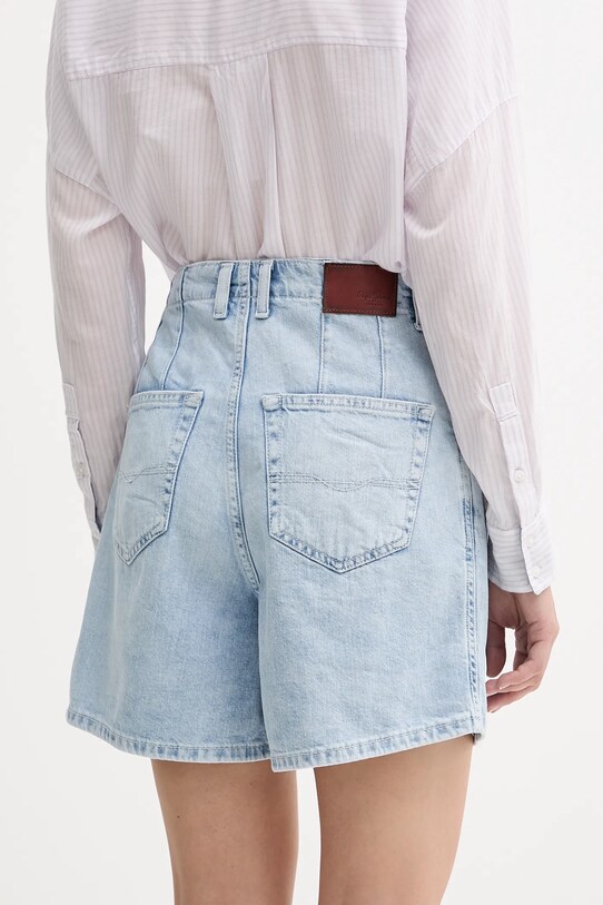 Odzież Pepe Jeans szorty jeansowe PL801205 niebieski