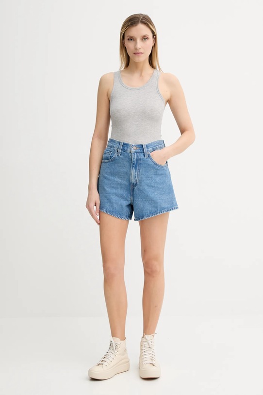 Levi's szorty jeansowe A1965.0001 niebieski AW25
