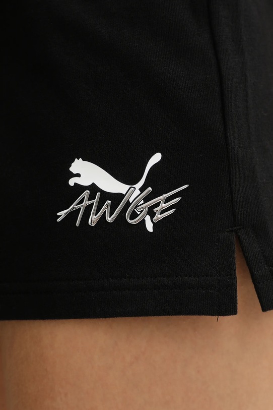 Puma pantaloni scurti din bumbac PUMA x A$AP ROCKY 635071 negru