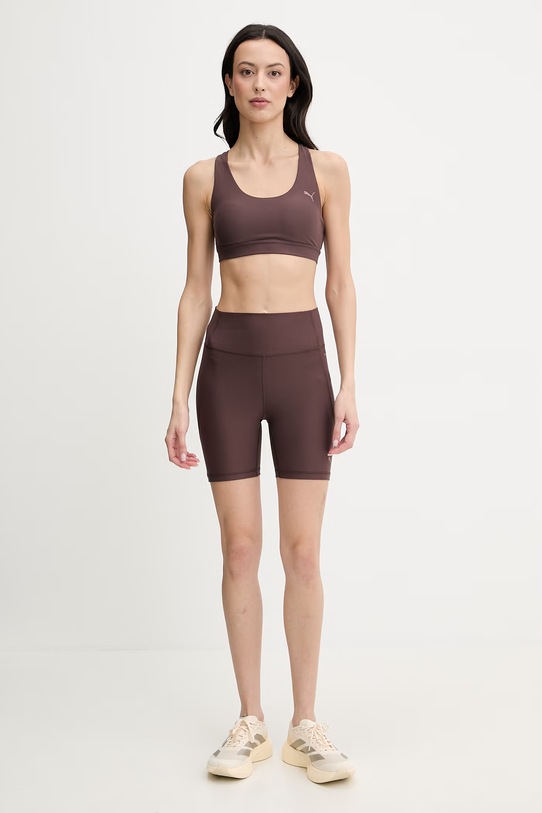 Къс панталон за трениране Puma 527454 кафяв SS26