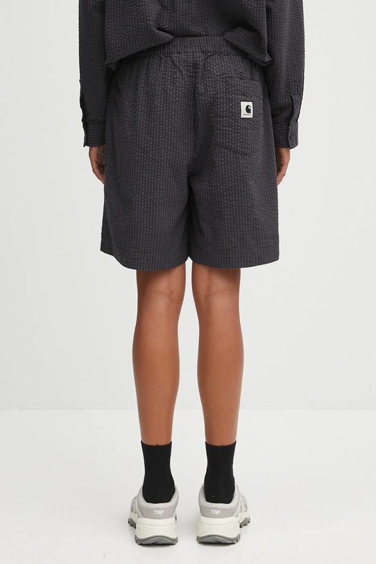 Odzież Carhartt WIP szorty bawełniane W' Toland I035133.31RXX czarny