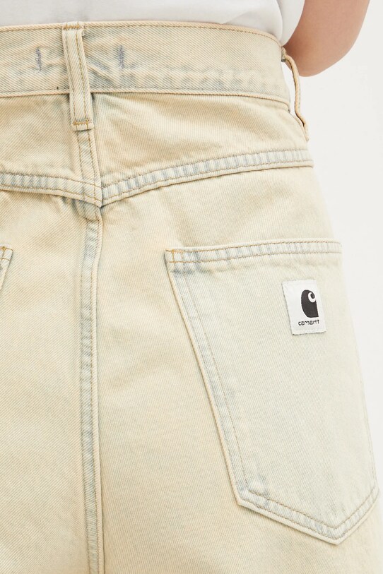 Carhartt WIP szorty jeansowe W' Brandon beżowy I031919.01SN